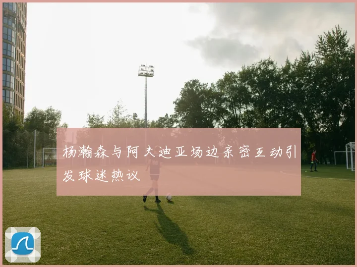 杨瀚森与阿夫迪亚场边亲密互动引发球迷热议