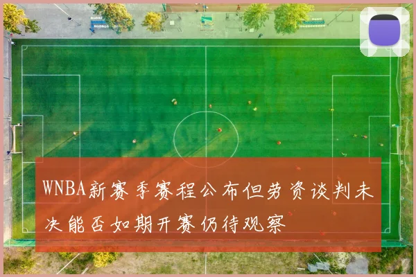 WNBA新赛季赛程公布但劳资谈判未决能否如期开赛仍待观察